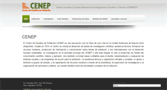 Desktop Screenshot of cenep.org.ar